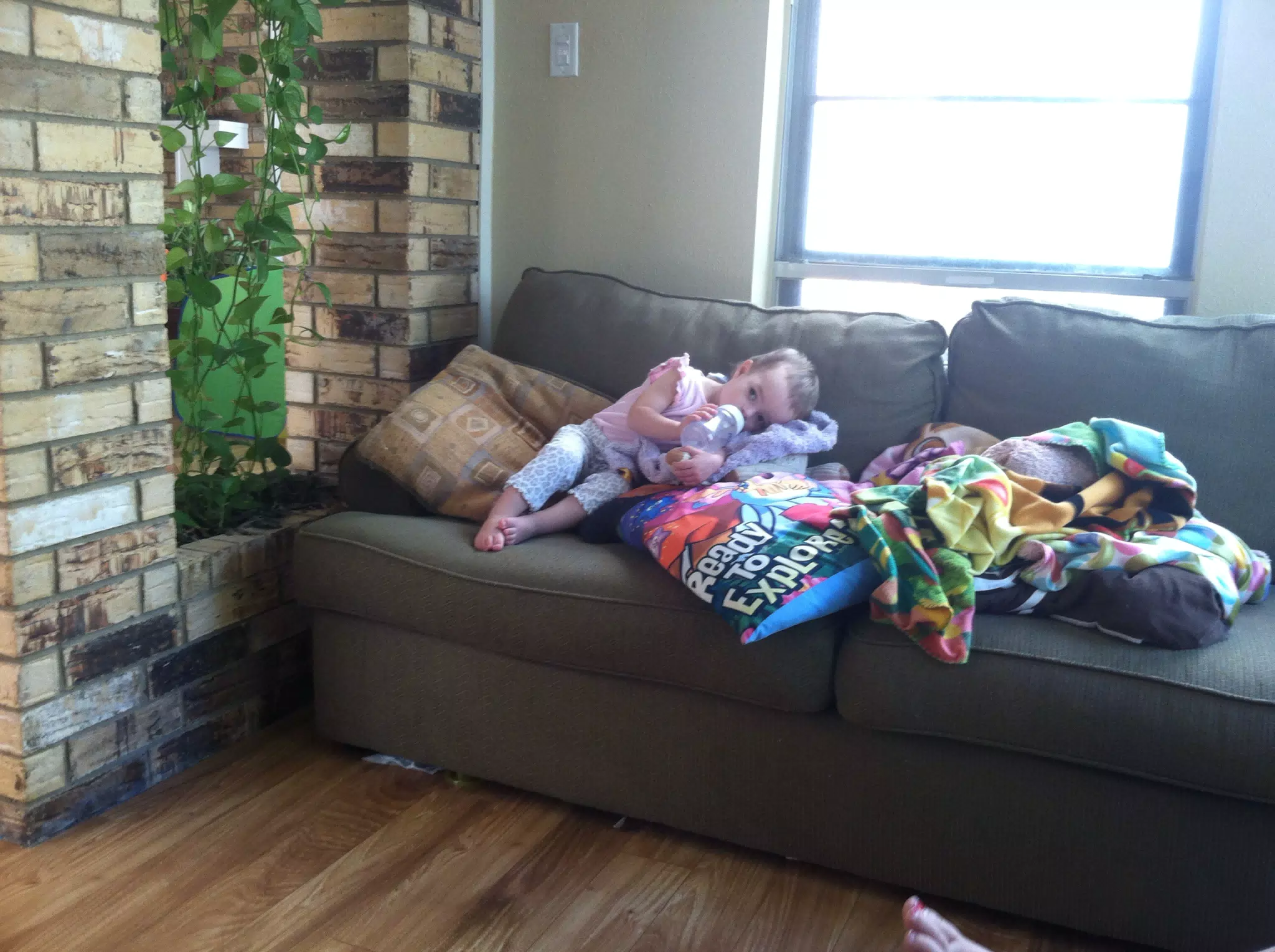 Luciana Watching Television