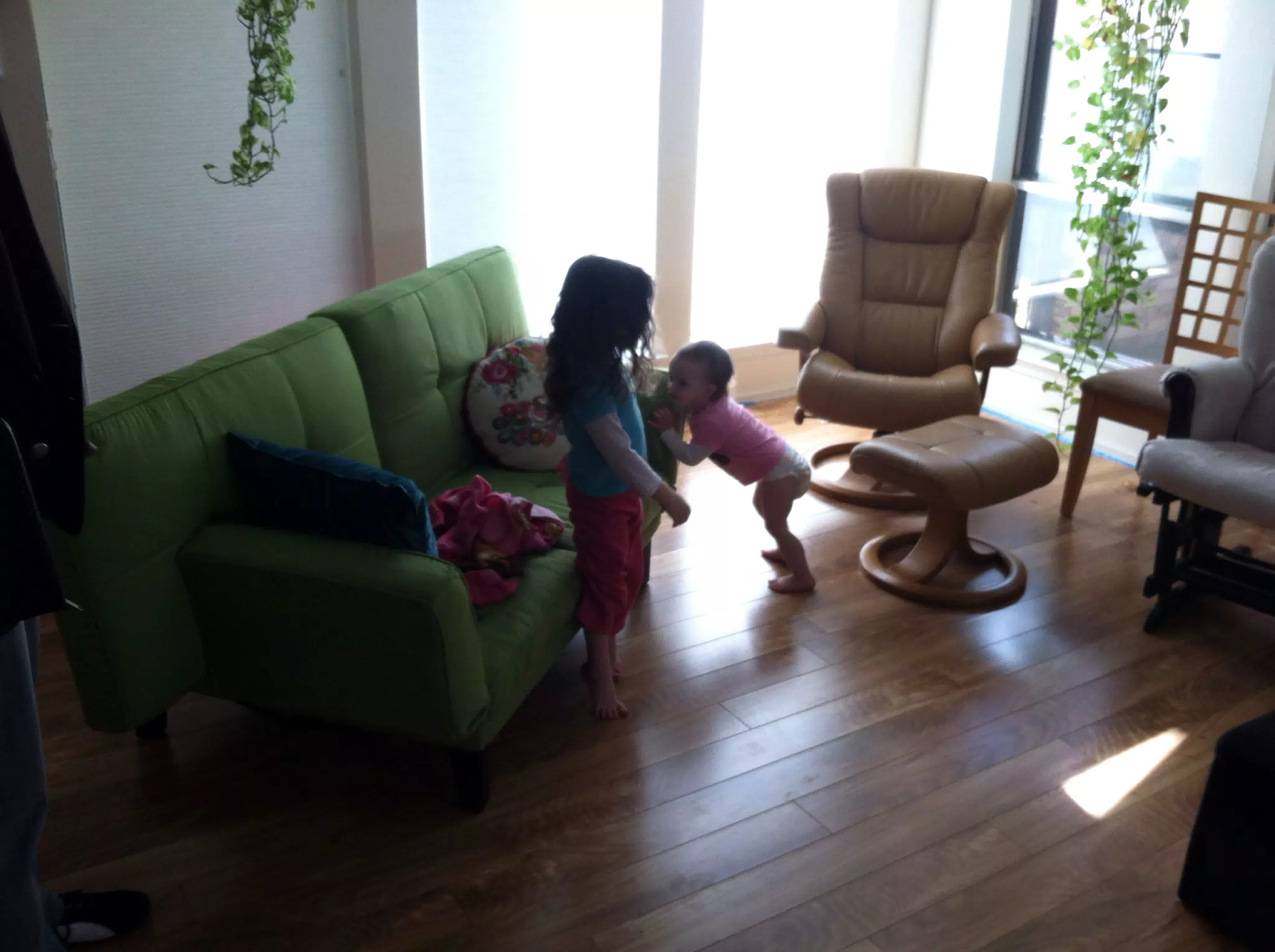 Luciana Moving the Couch