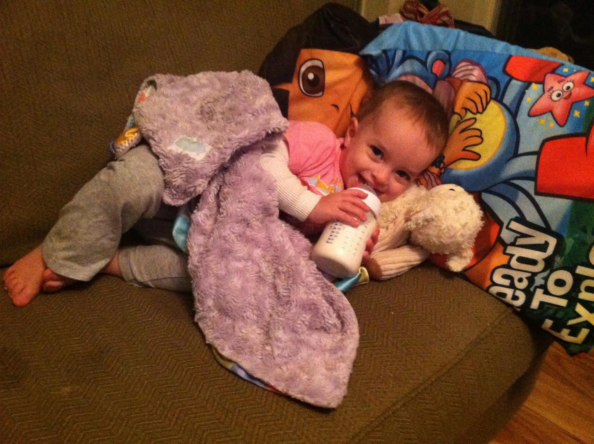 Luciana Put Herself to Bed