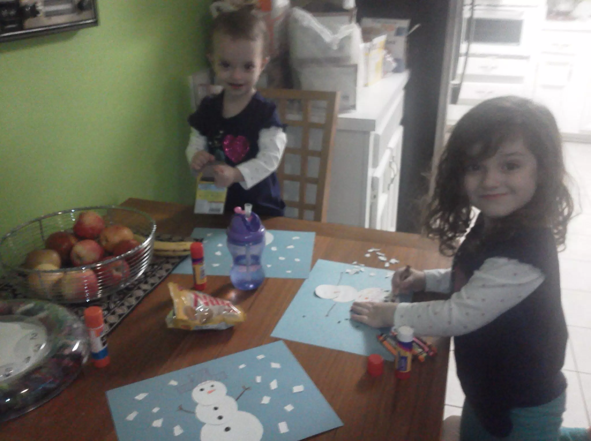 The Girls Doing Crafts