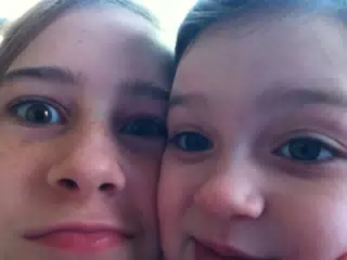 Madeline and Liesl Comparing Eyes