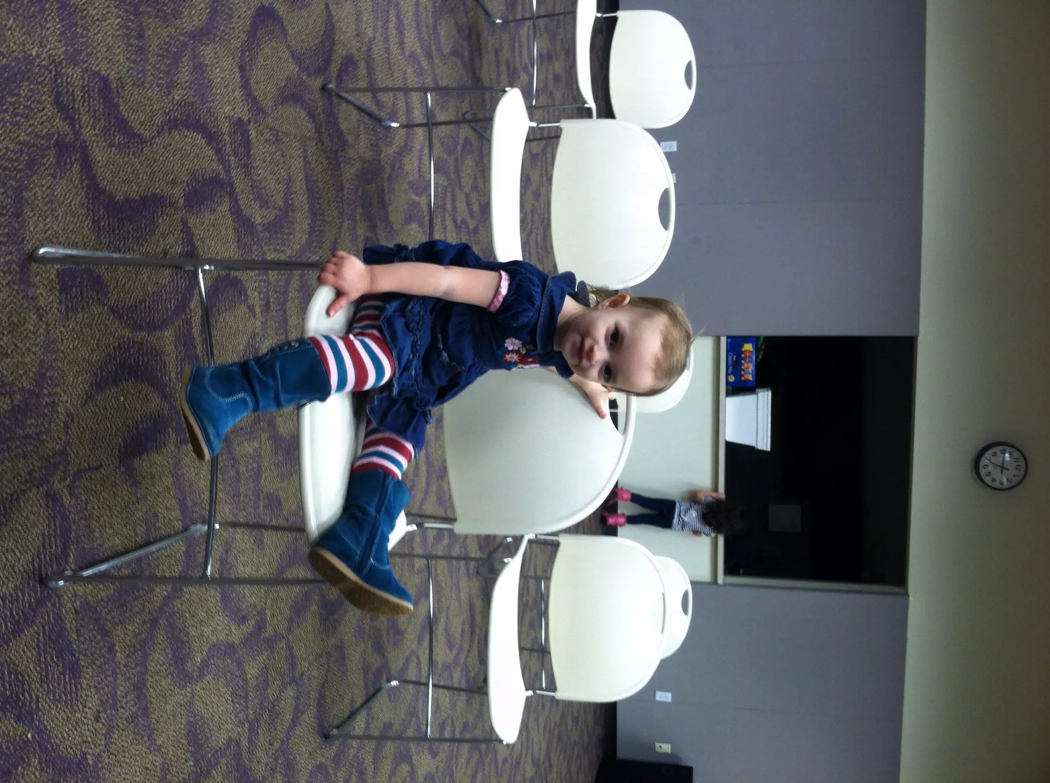 Luciana at the Library