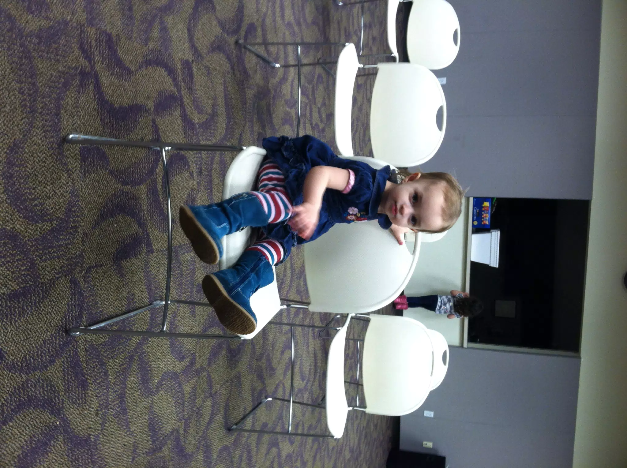 Luciana at the Library