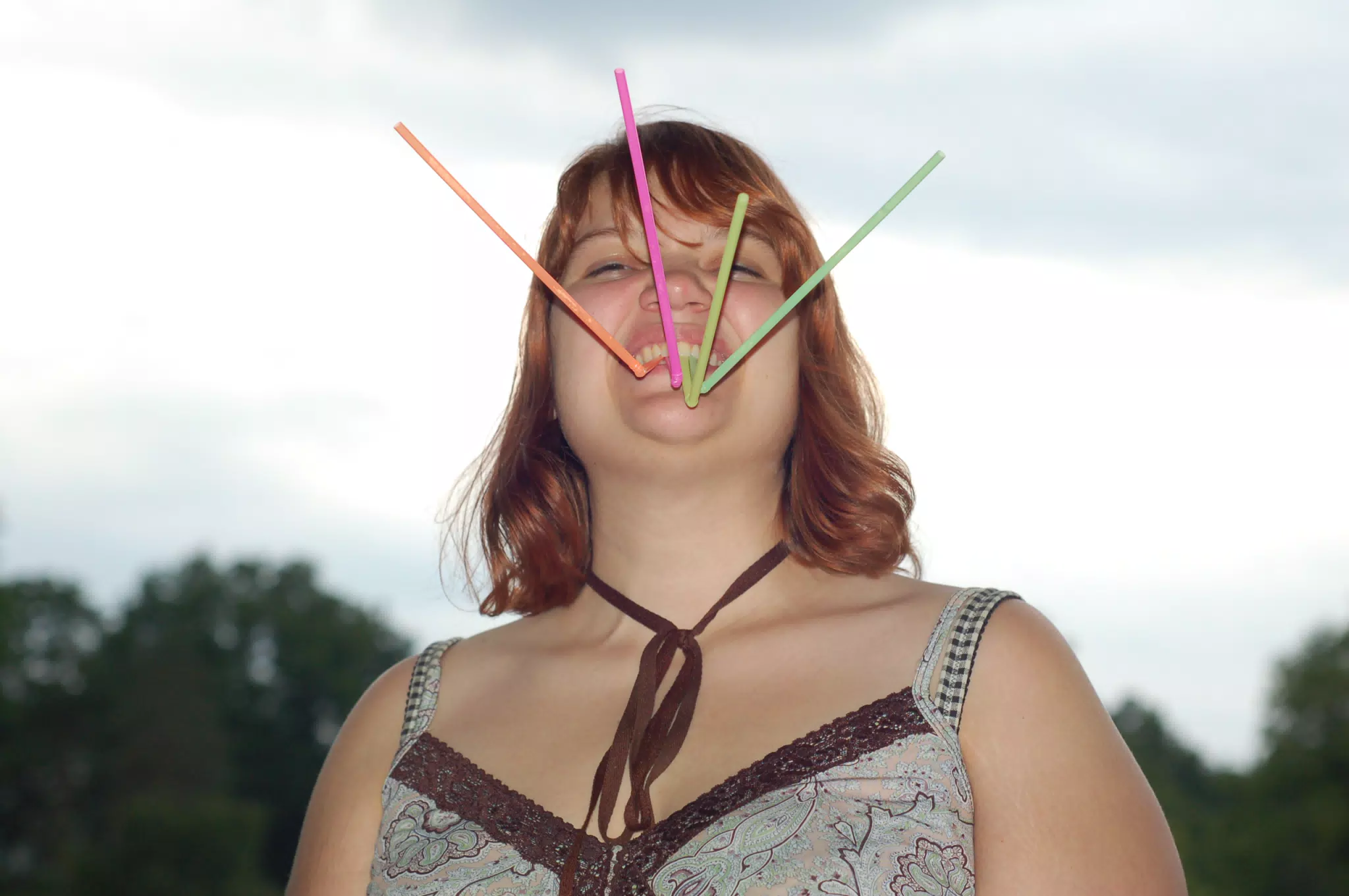 Toast with Straws