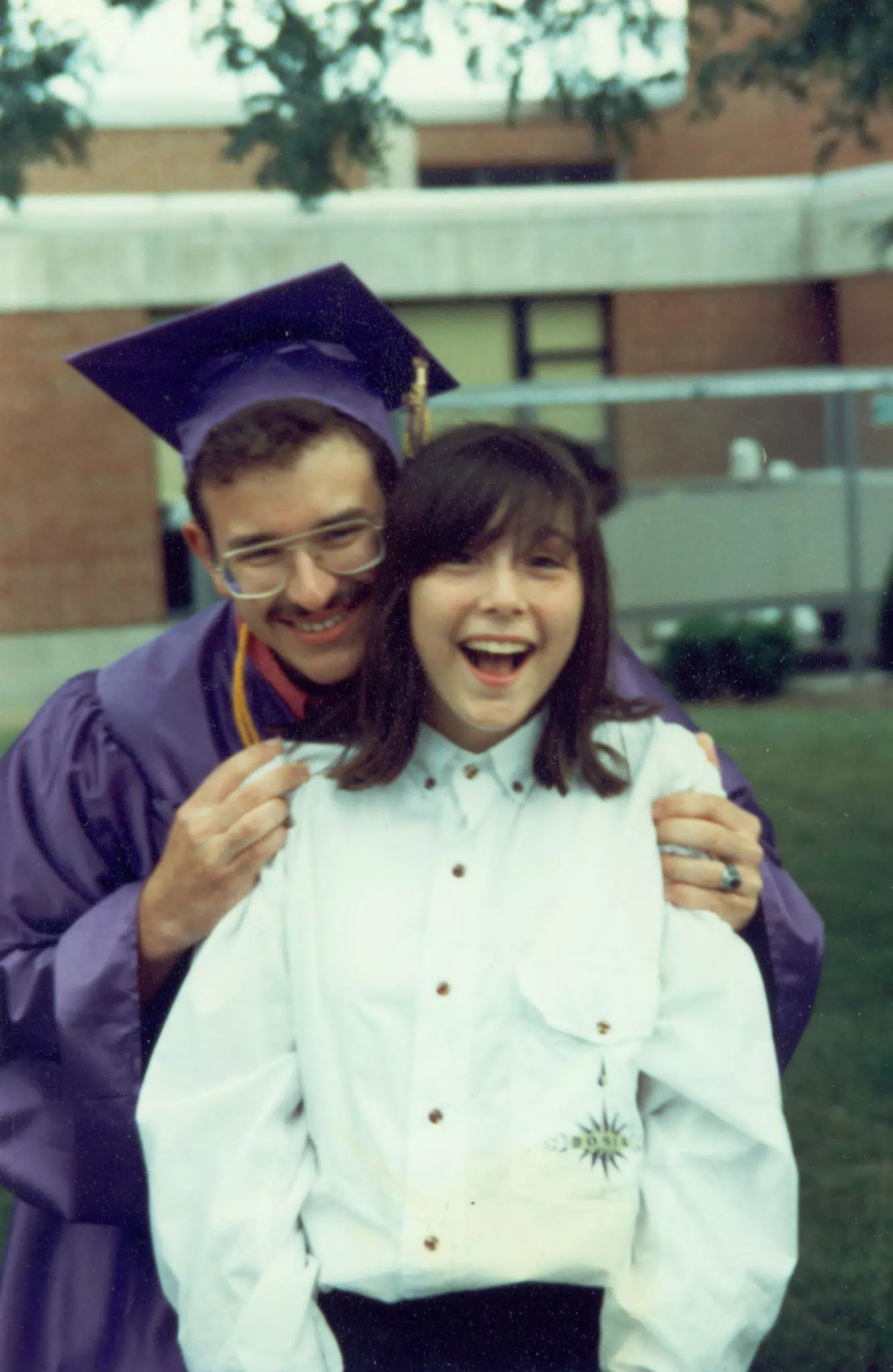 Scott Alan Miller and Mary Johnston at York Central School Graduation, 1994