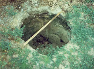 Sinkhole, Covington, New York