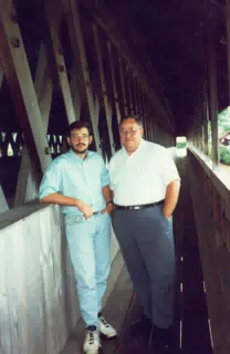 Scott Alan Miller and Tom Miller in Frankenmuth, Michigan