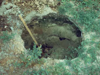 Sinkhole, Covington, New York