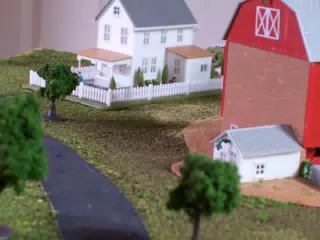 Model Farm House and Barn