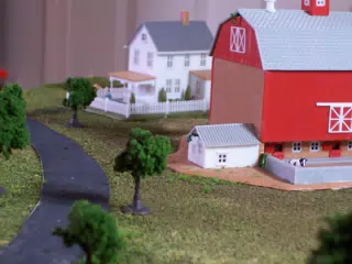 Model Farm House and Barn