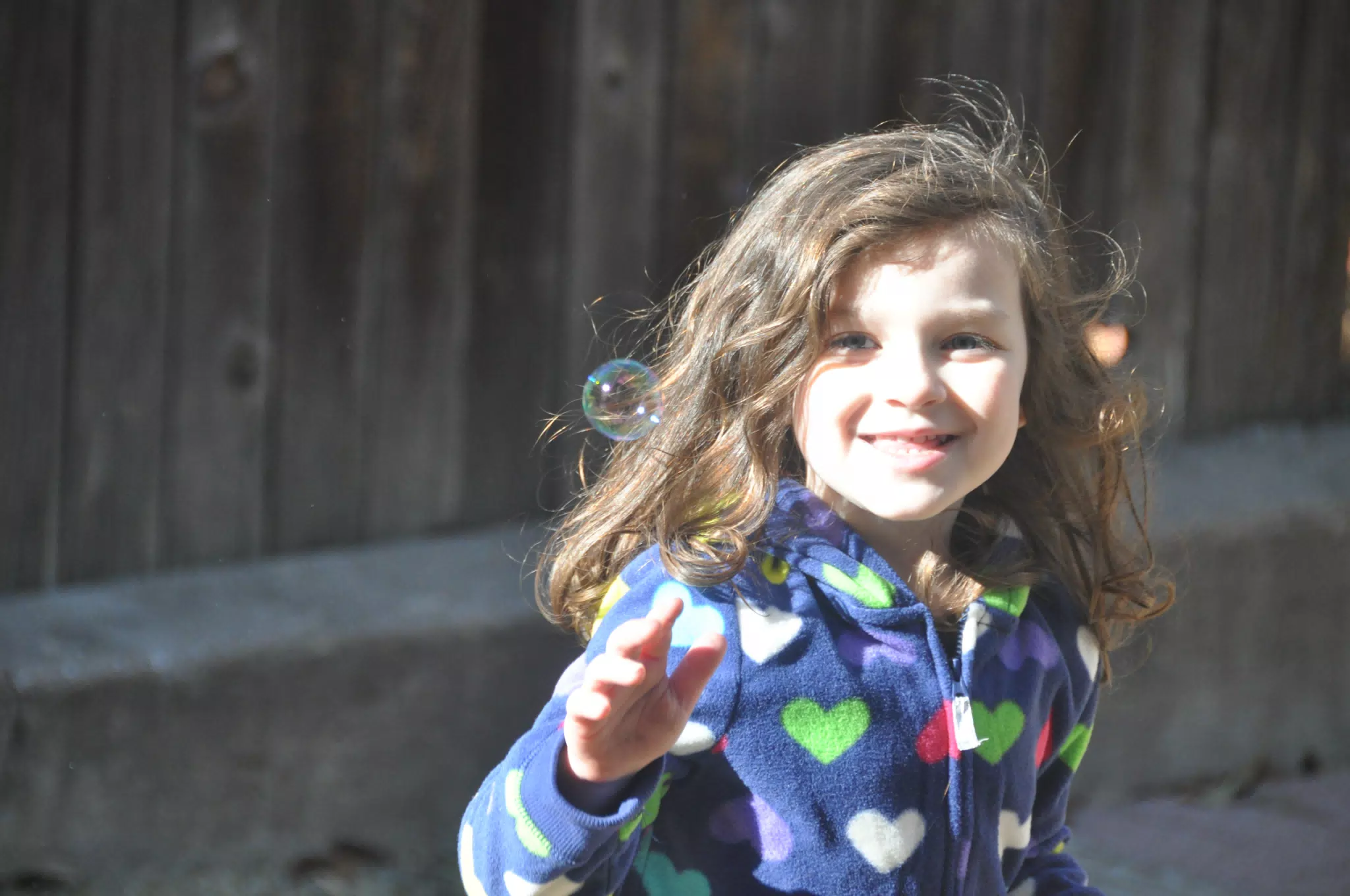 Liesl with Bubble