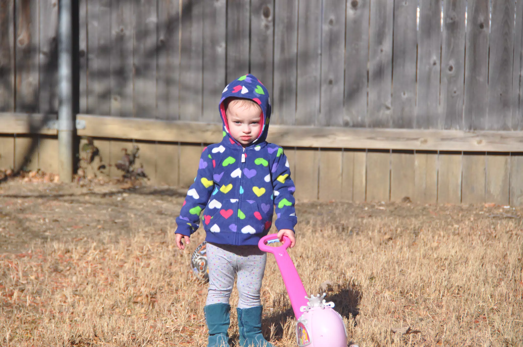 Luciana in the Yard
