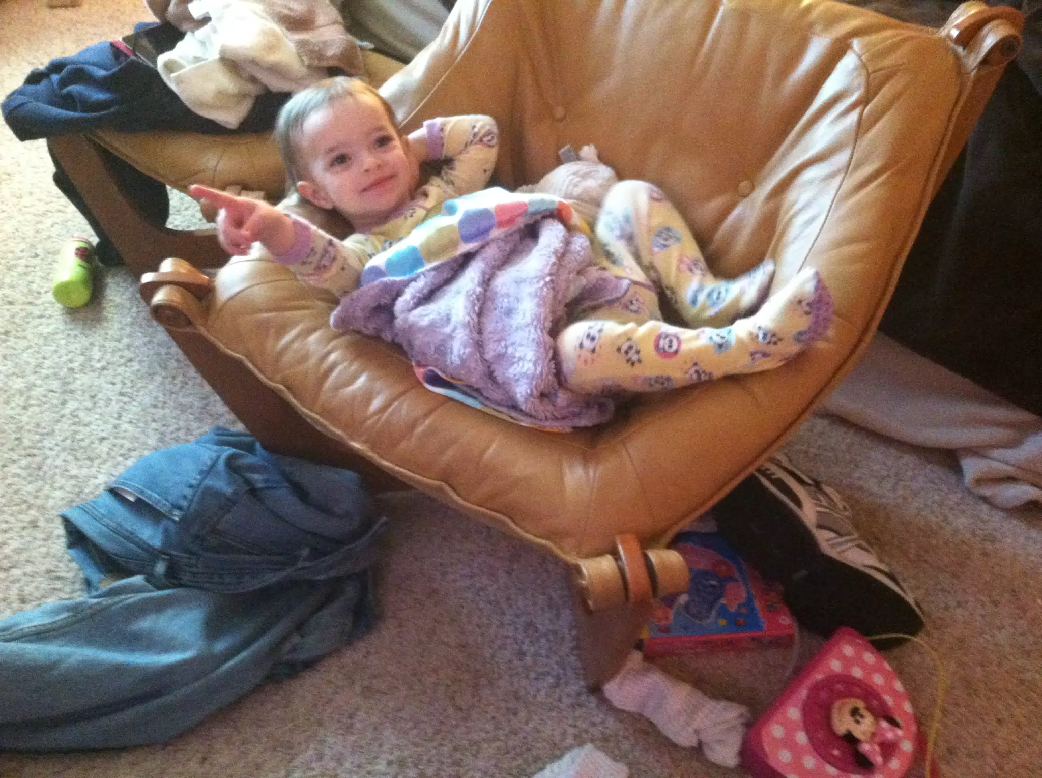 Ciana watching the fresh beats