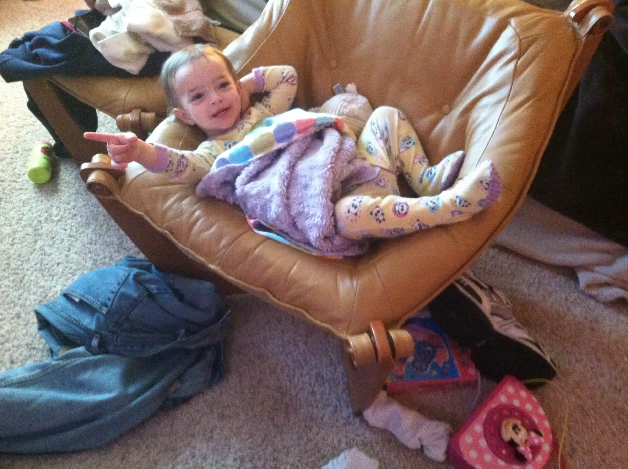 Ciana watching the fresh beats