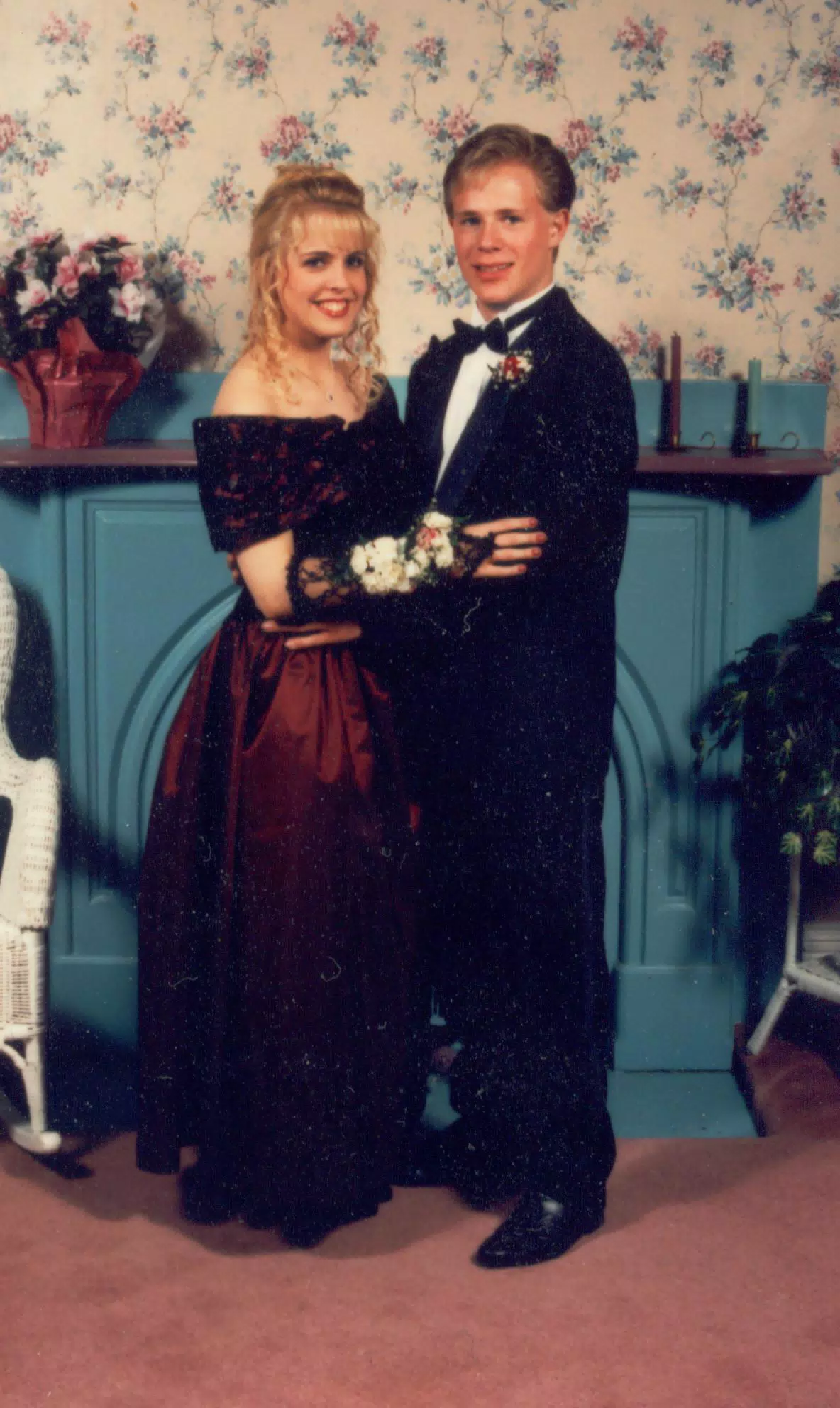 Tammy Hopkins and Eric Millen at the York Junior Prom 1994