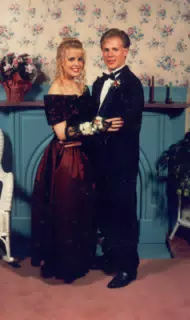 Tammy Hopkins and Eric Millen at the York Junior Prom 1994