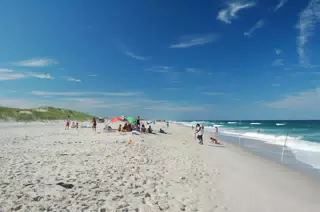 Beach at Island Beach State Park