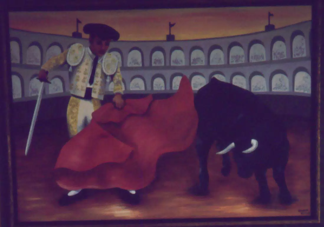 Bull Fighter Painting