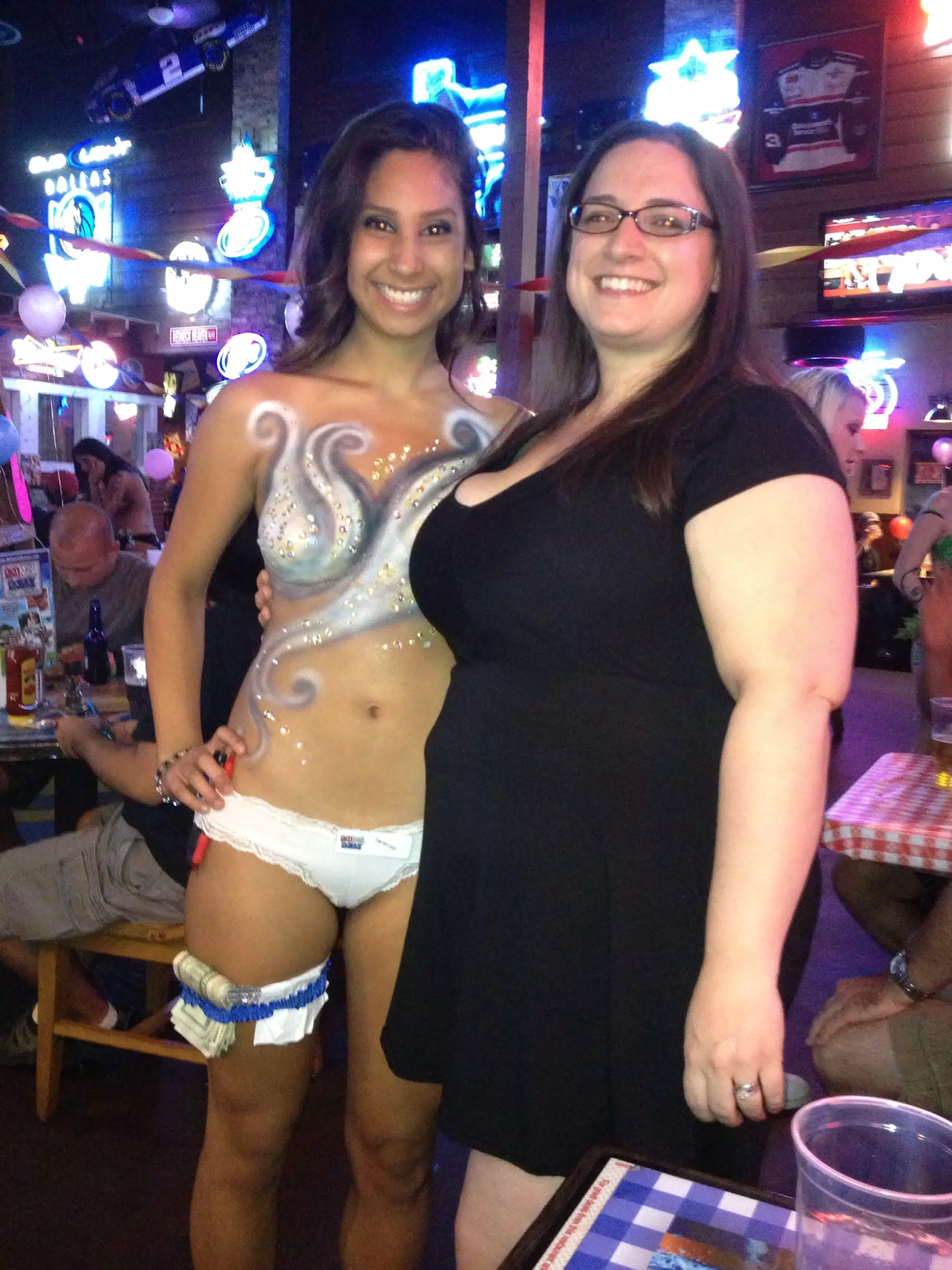 Dominica and Vanessa at Redneck ABC Party