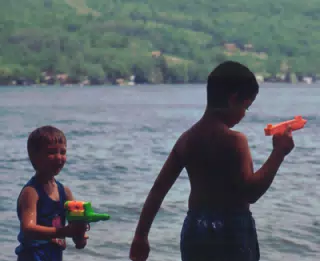 Young Jeremy Richardson at Conesus Lake