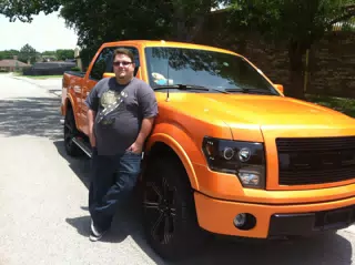 Justin Tholl and the SpiceTruck in Carrollton, Texas