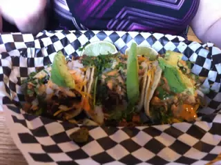 Veggie Tacos at LA Burger in Carrollton