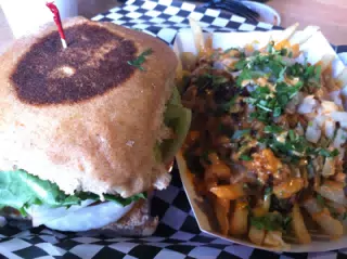 LA Burger First Meal in Carrollton