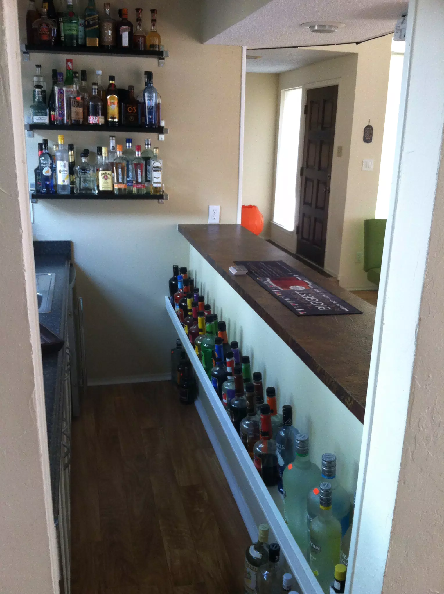 Top Shelf of Our Bar