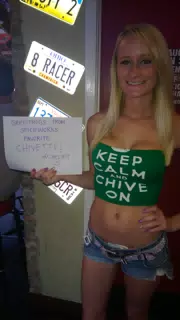 Chelsey, everyone's favorite Chivette at Redneck Heaven in Lewisville, TX