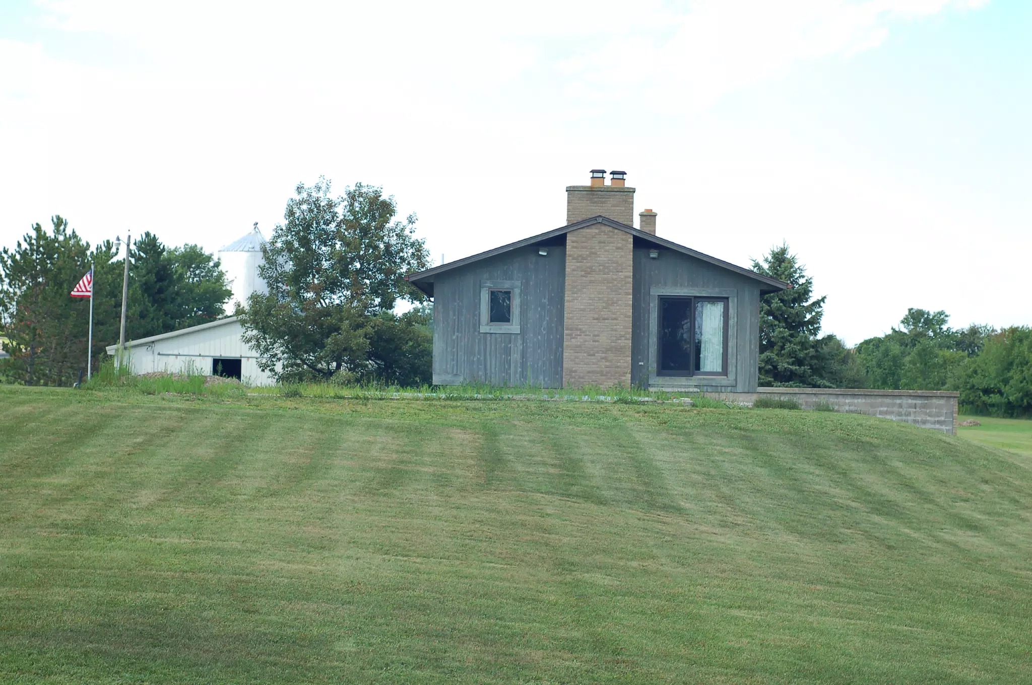 House and Barn from South Yard