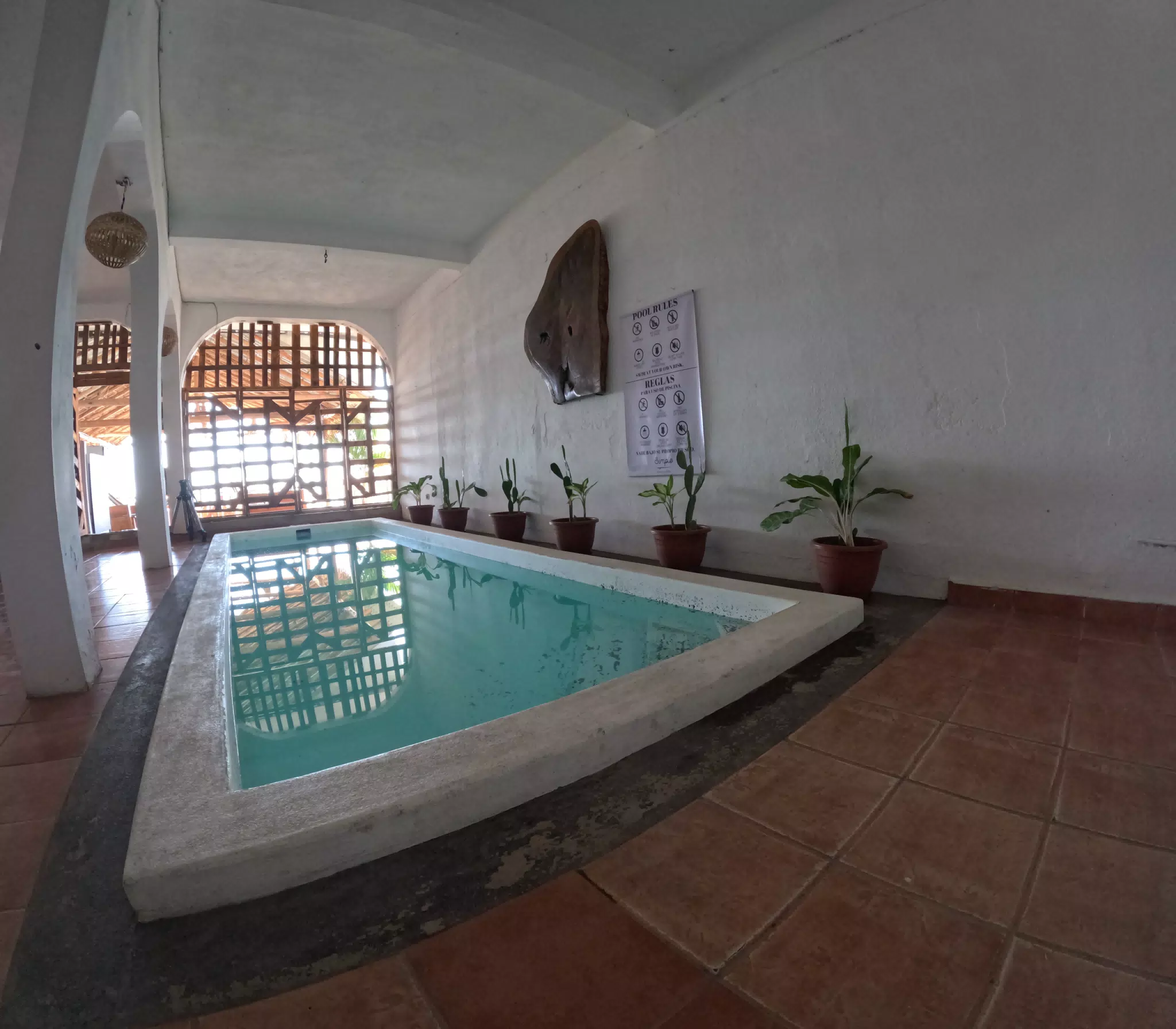 Pool at the Simple Beach Lodge