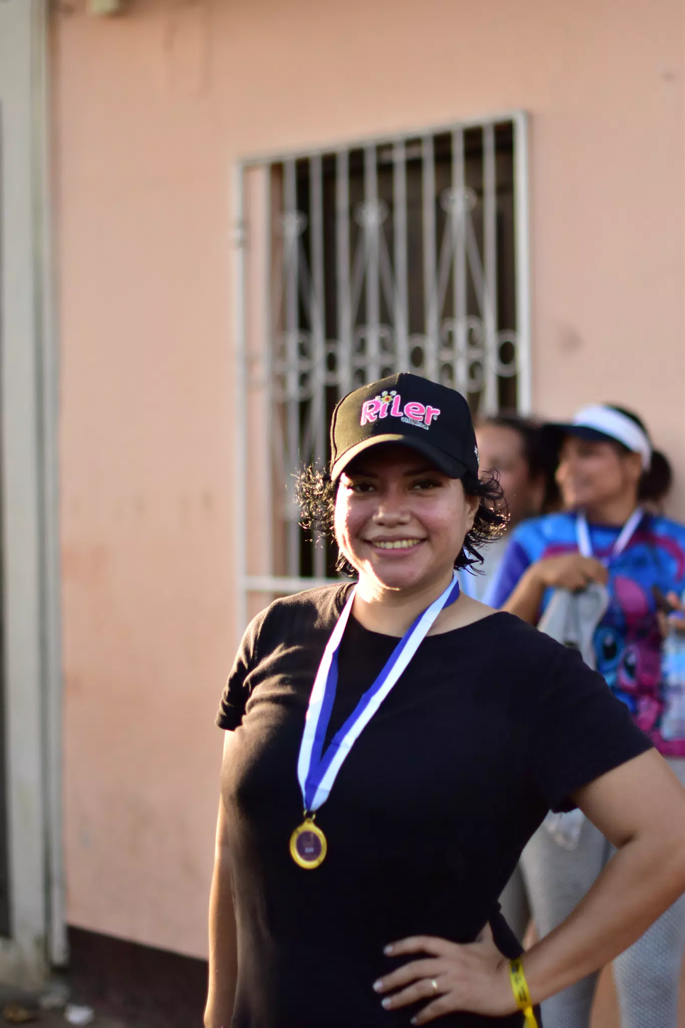 Eva at the 5K in Sutiava