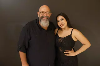 Scott and Heydi at Teatro Nacional Ruben Dario